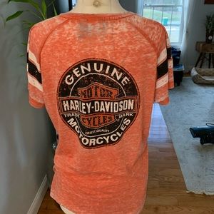 Woman’s Short Sleeve Harley Shirt with Bling